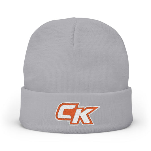 CK Logo  Embroidered Knit Beanie