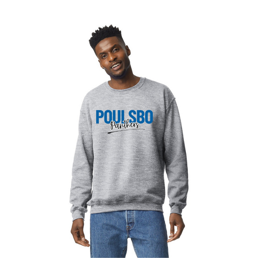 Poulsbo Panther  crewneck - Youth & Adult Sizes