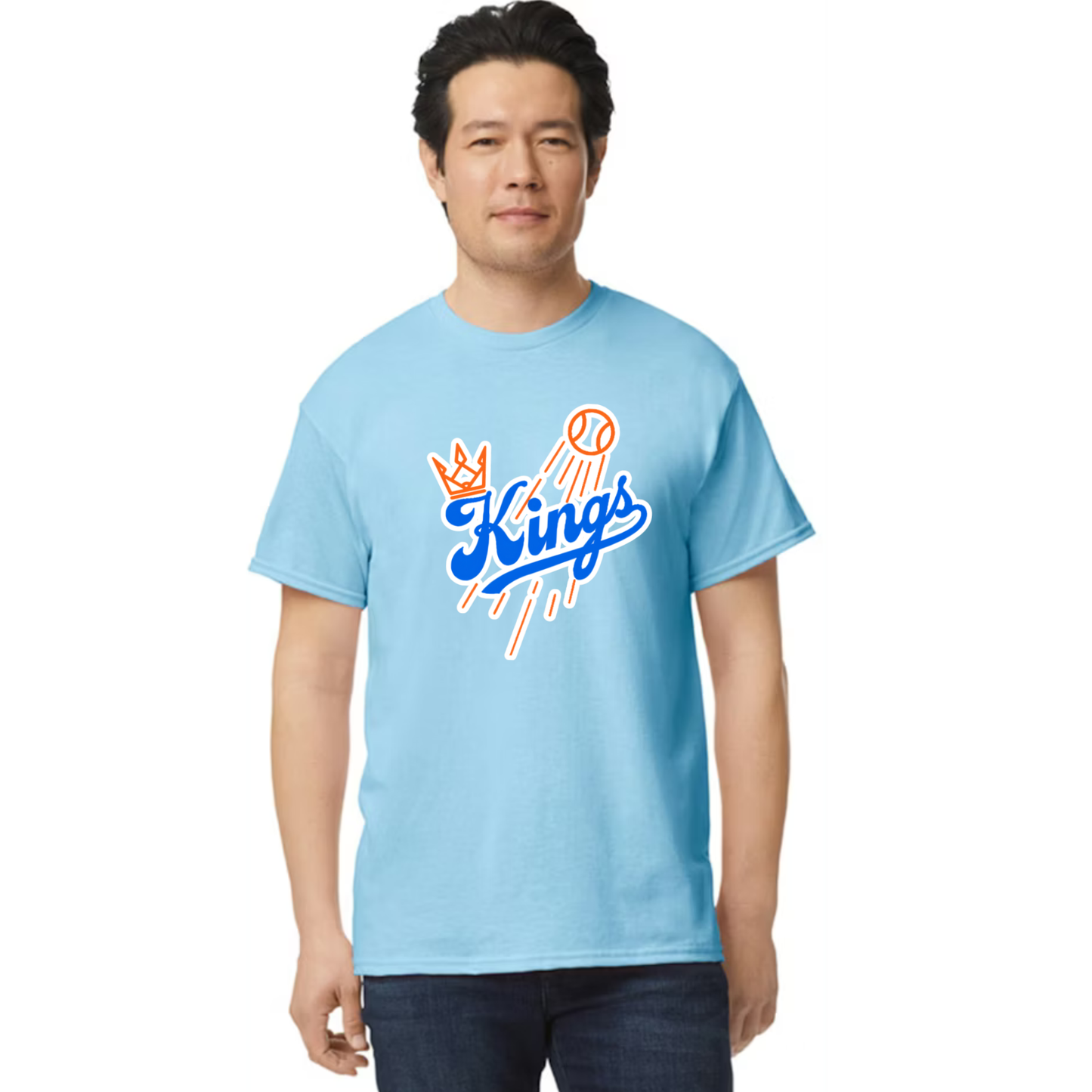 Kings Baseball  -Heavy Cotton Tshirt - Unisex
