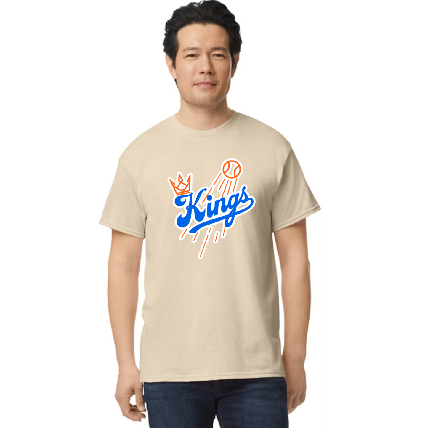 Kings Baseball  -Heavy Cotton Tshirt - Unisex