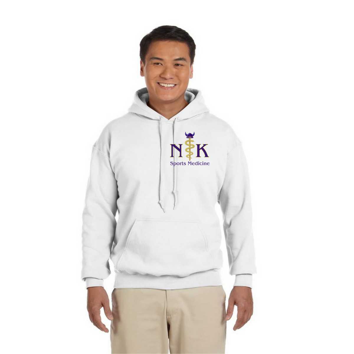 Ath Med - Hoodie - pocket logo - Unisex