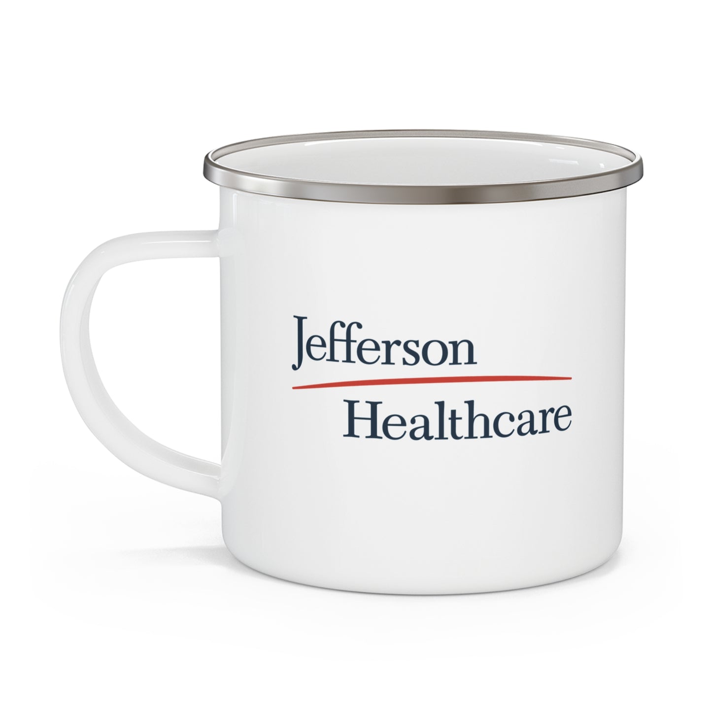 Jefferson Healthcare Enamel Camping Mug