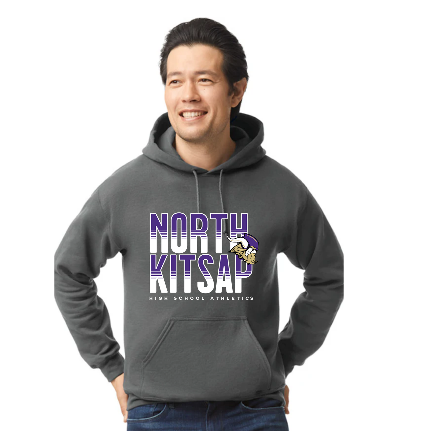 North Kitsap Athletics Hoodie - Stack Logo - unisex
