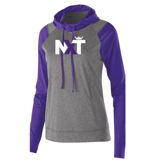 NXT Basketball - Womens Light Weight Heather Contrasting Hoodie