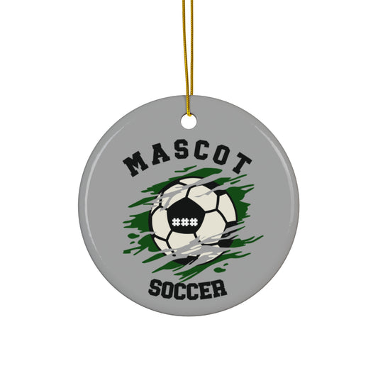 Custom Team & Name Soccer Ornament