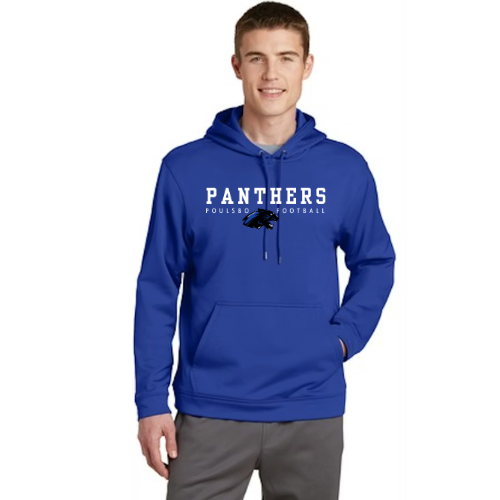 Panthers Football - Wicking Performance Hoodie - Youth & Adult