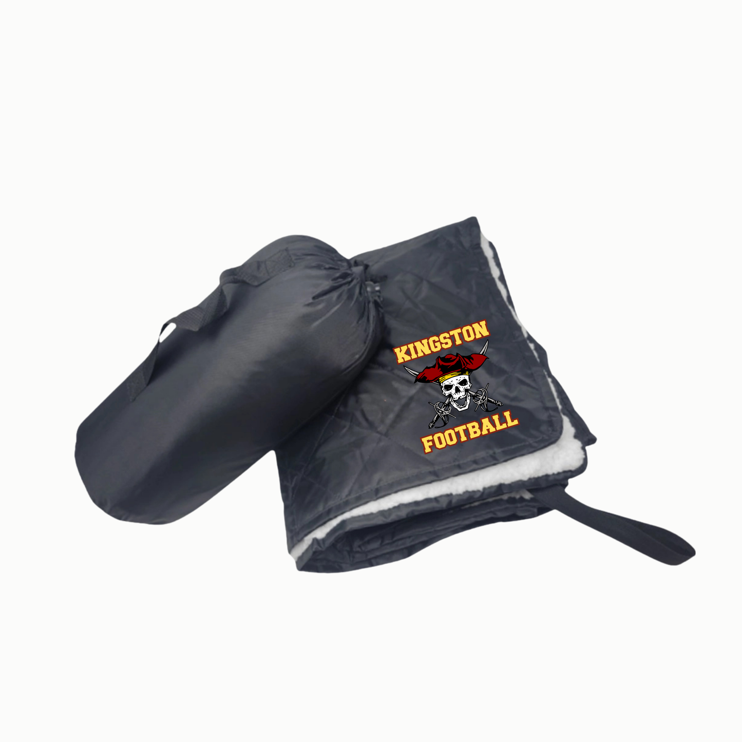 Kingston Football - Waterproof Sherpa Blanket - Black