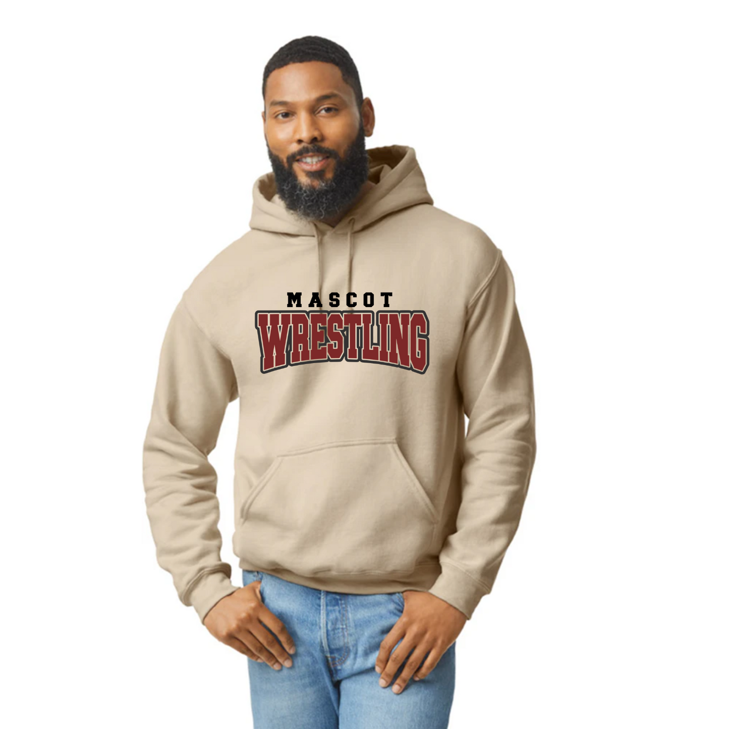 Custom Mascot Wrestling Hoodie