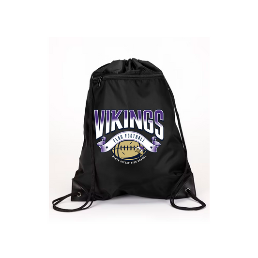 Vikings Flag Football Draw String Bag