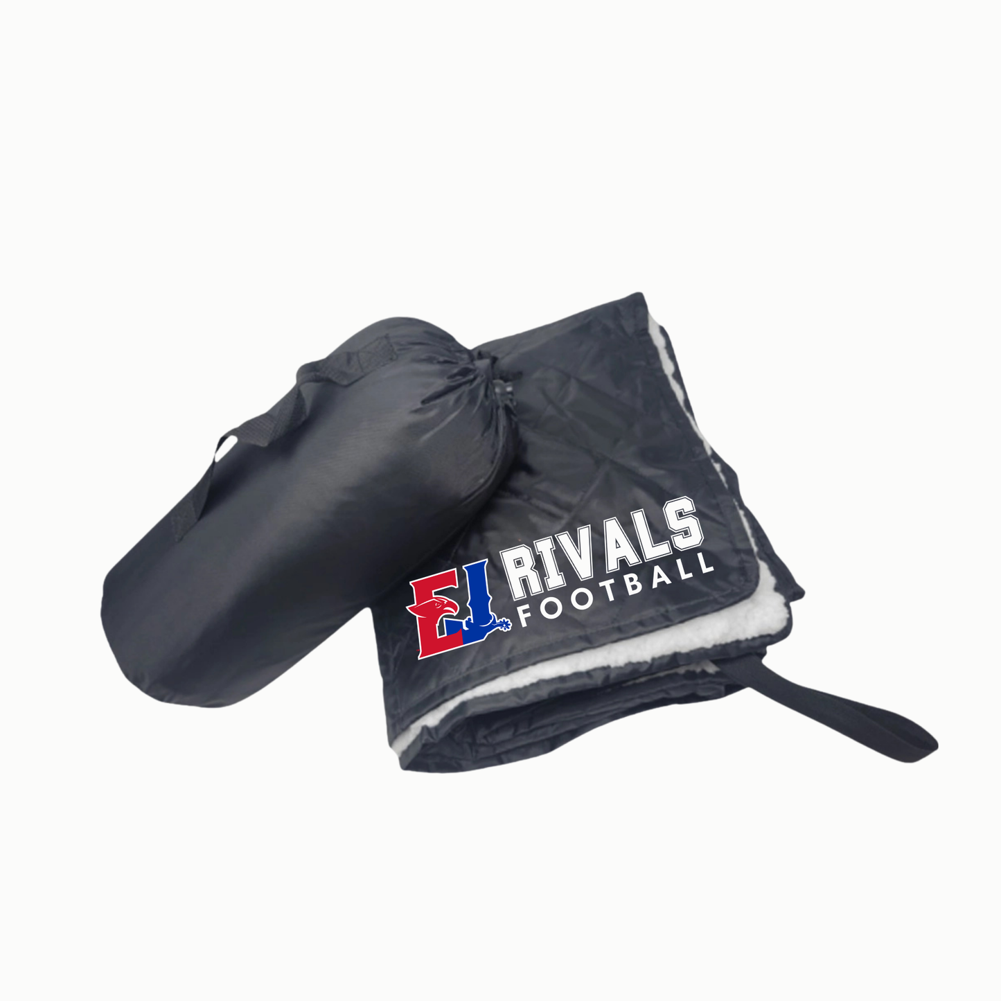 *NEW* EJ Rivals Football - Waterproof Sherpa Blanket - Black