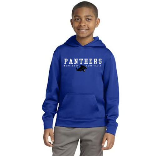 Panthers Football - Wicking Performance Hoodie - Youth & Adult