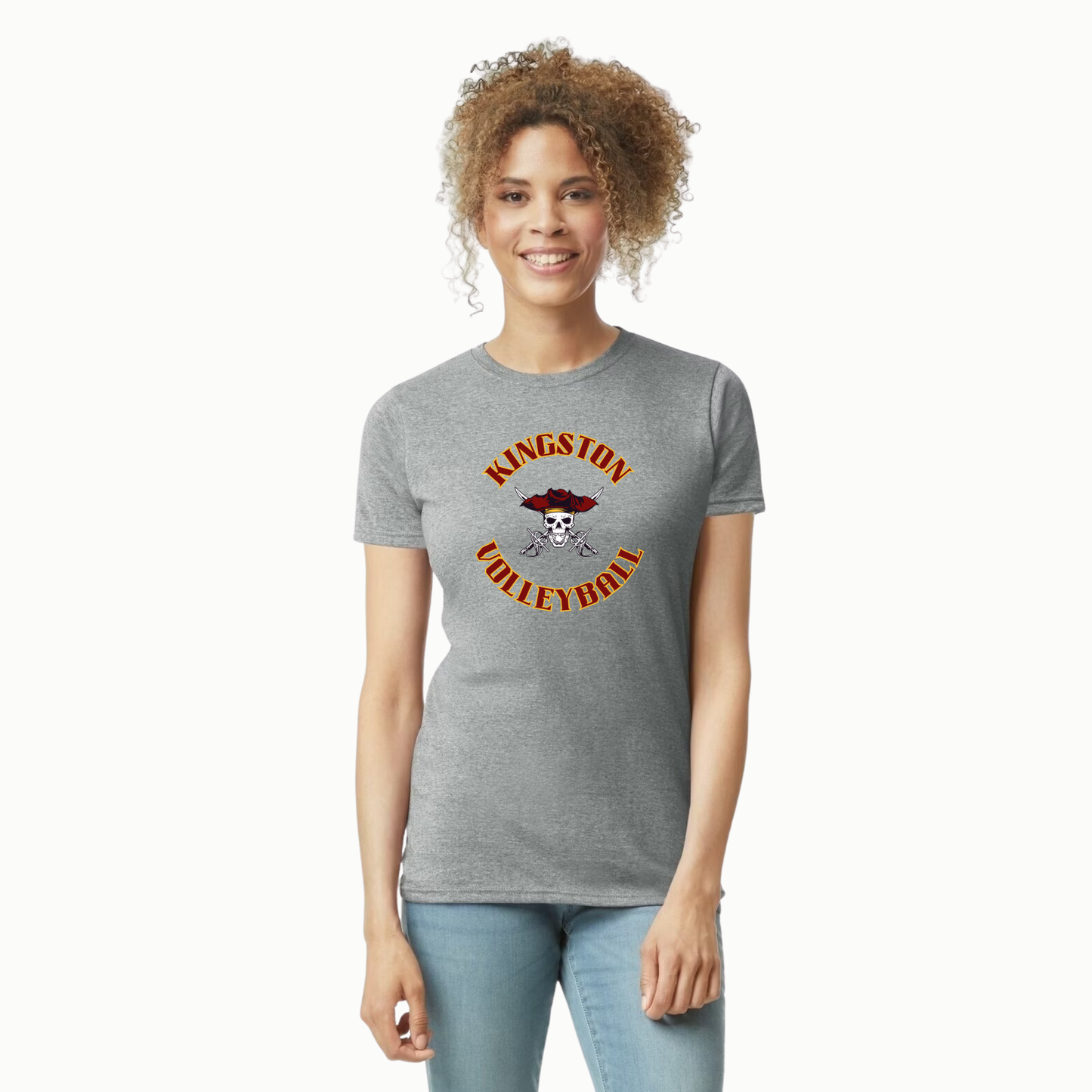 Kingston Volleyball Softstyle Womens tshirt