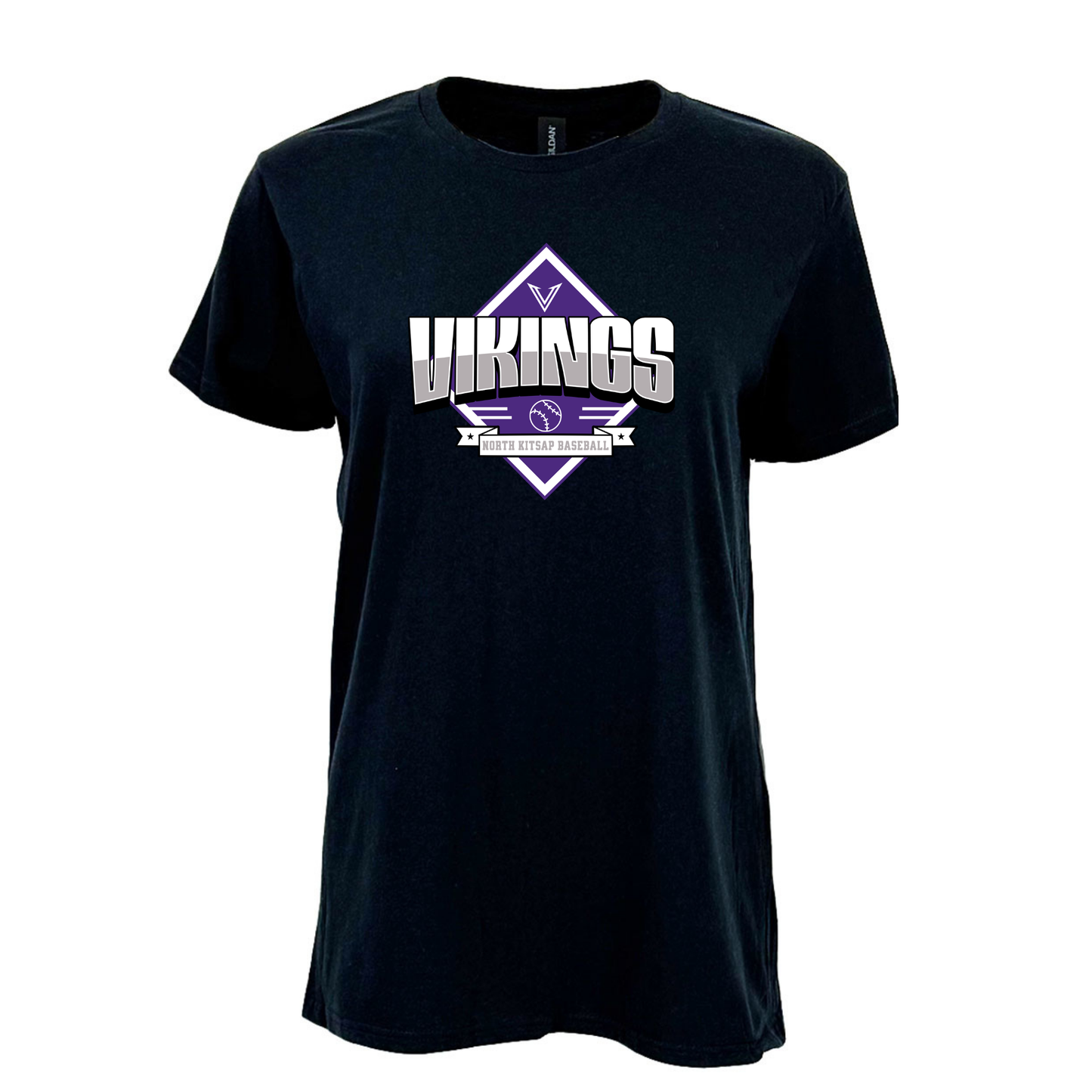 *NEW* NK Vikings Baseball Diamond logo - Womens Tshirt