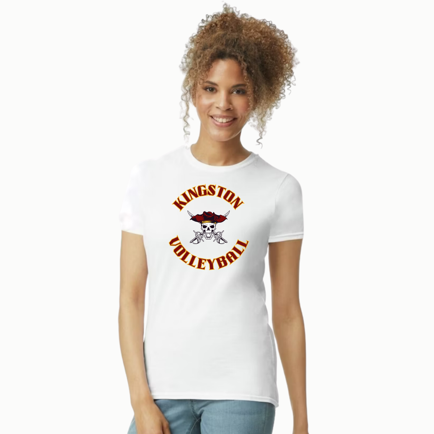 Kingston Volleyball Softstyle Womens tshirt