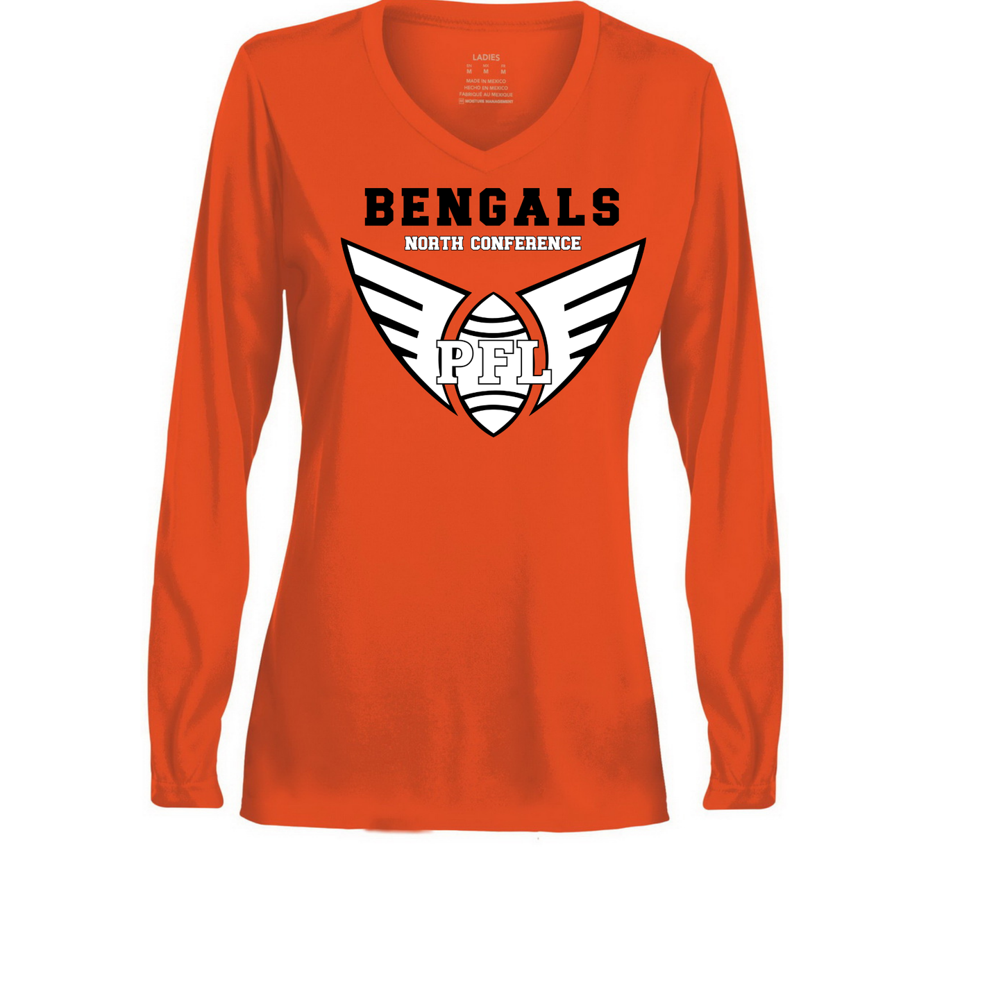 PFL Womens V Neck Team Shirt - North Conference