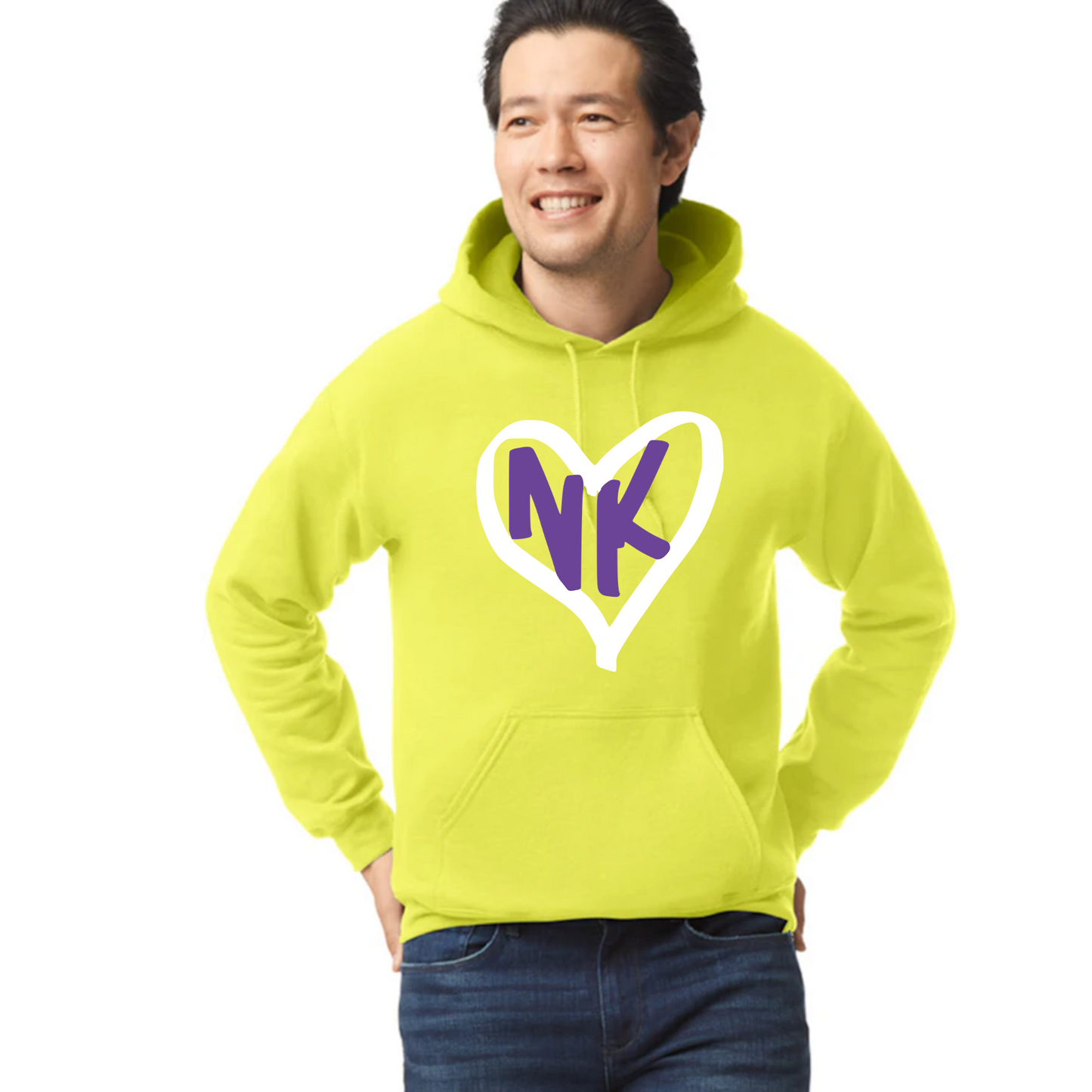 NK Cares Hoodie - High Viz