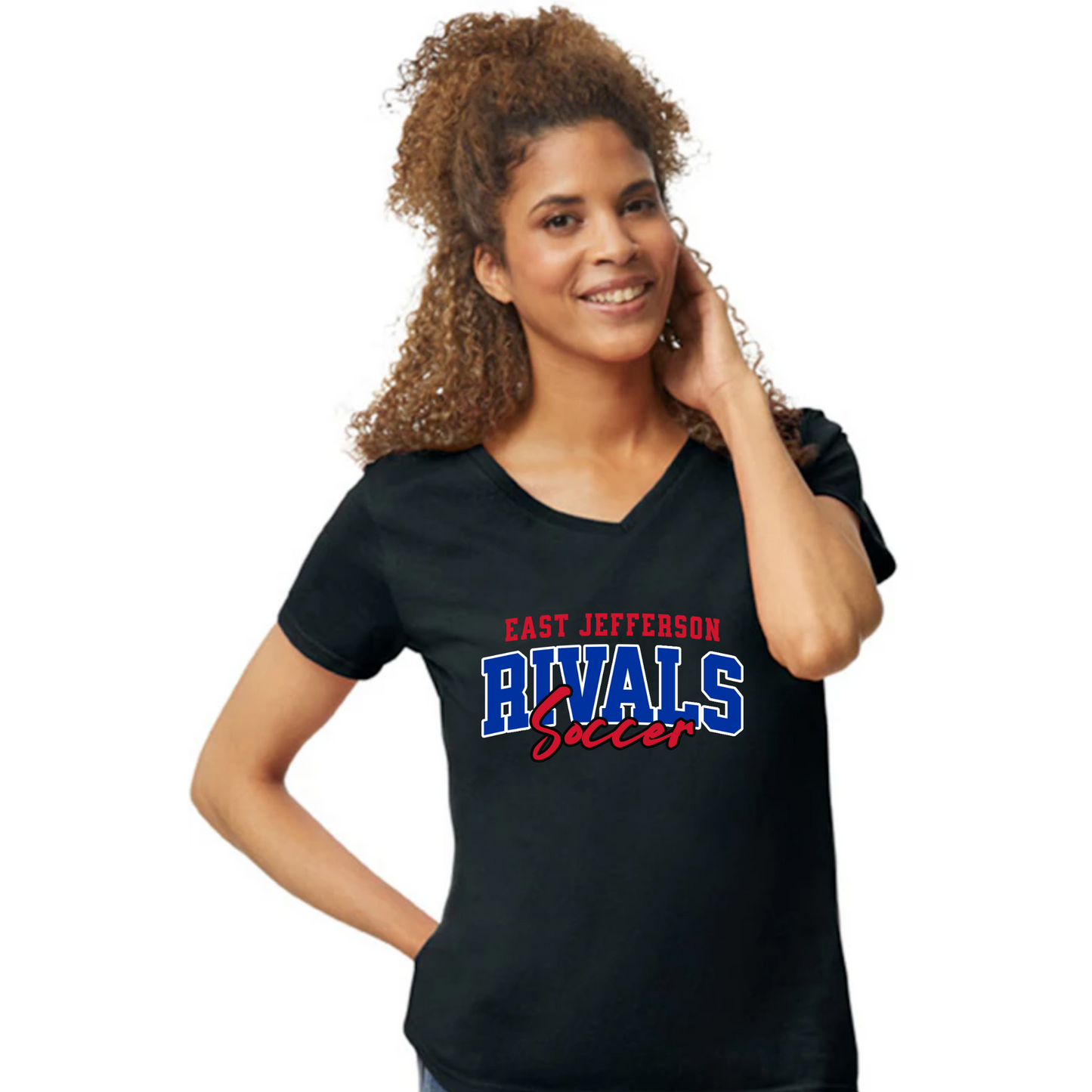 EJ Rivals Womens V neck Tshirt - Spring Sports