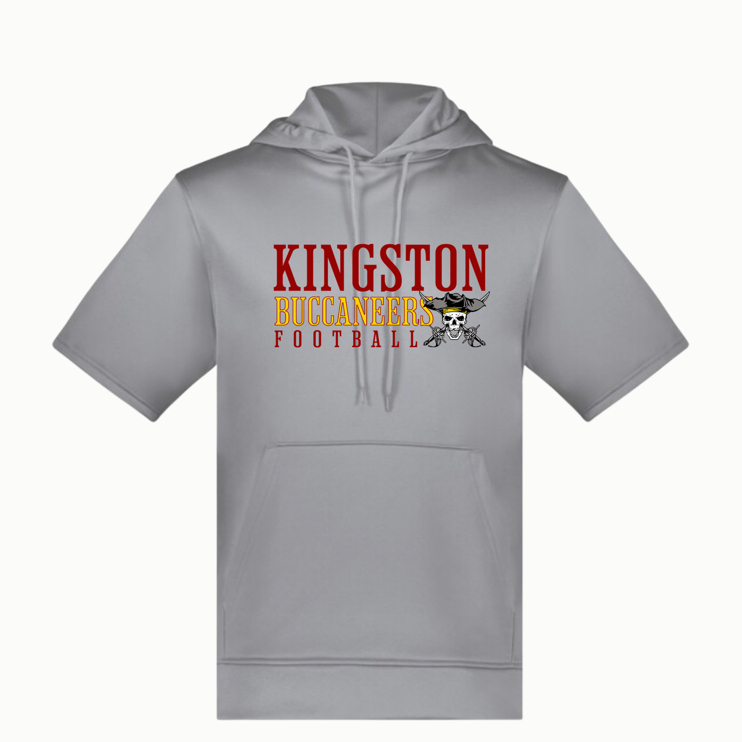 Kingston Bucs football Fleece Short Sleeve Hoodie