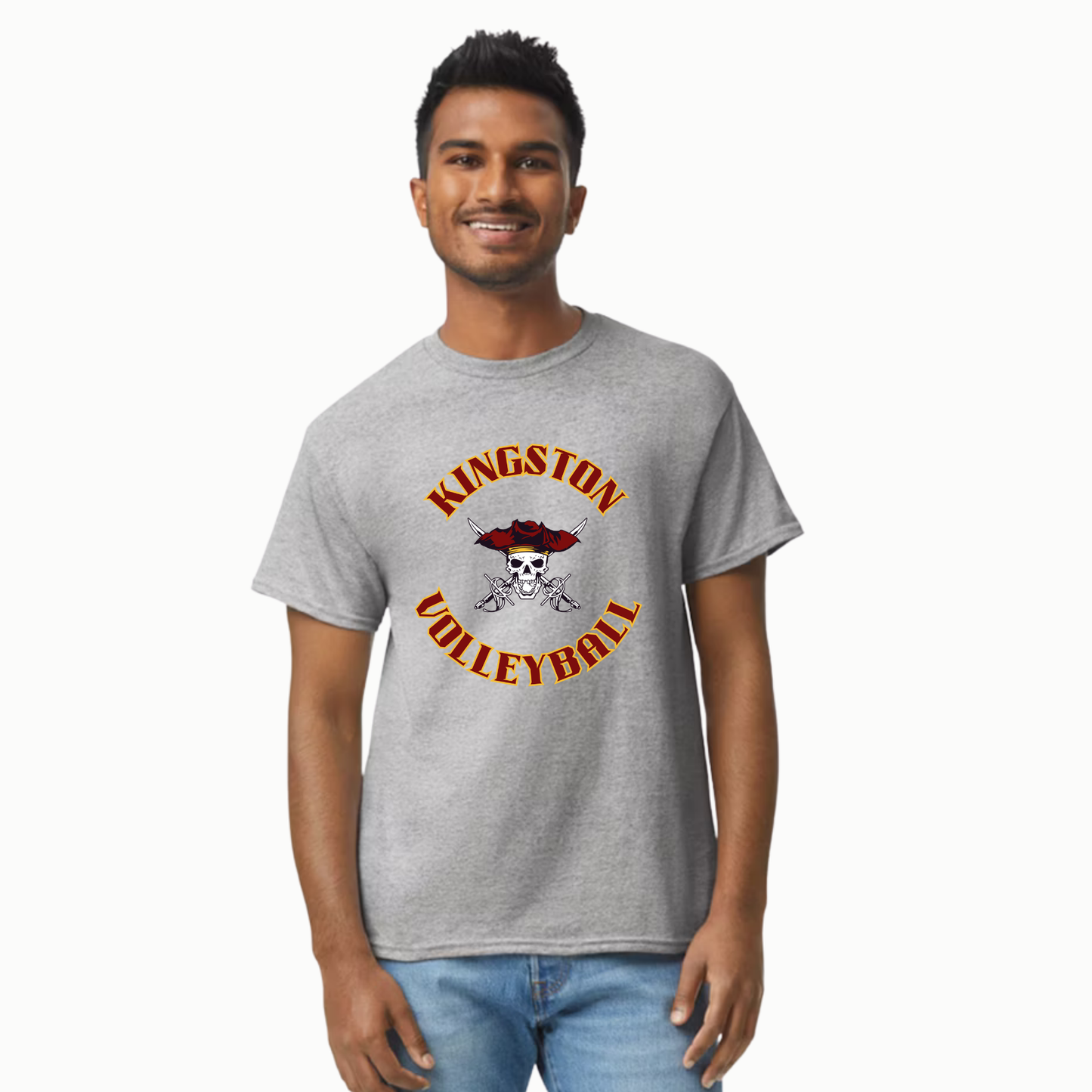 Kingston Volleyball - Heavy Cotton Tshirt - Unisex