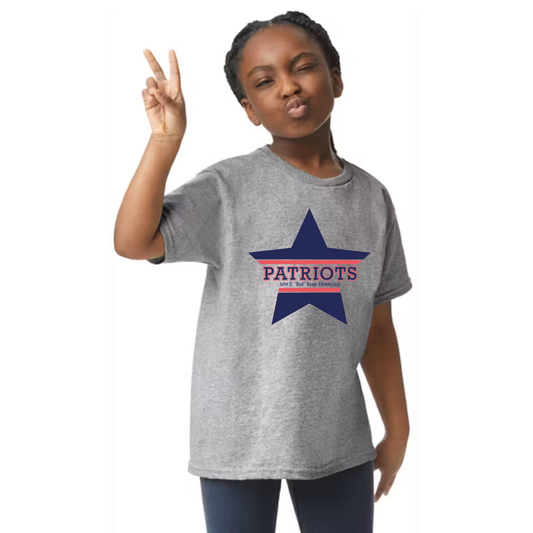 Hawk Elementary - Patriots Star - Youth TShirt