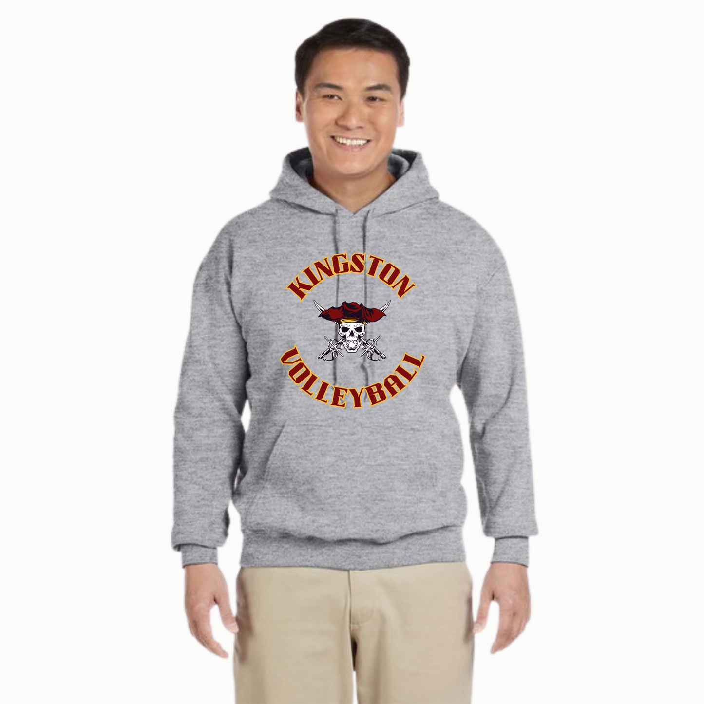 Kingston H.S Volleyball - Cotton Hoodie