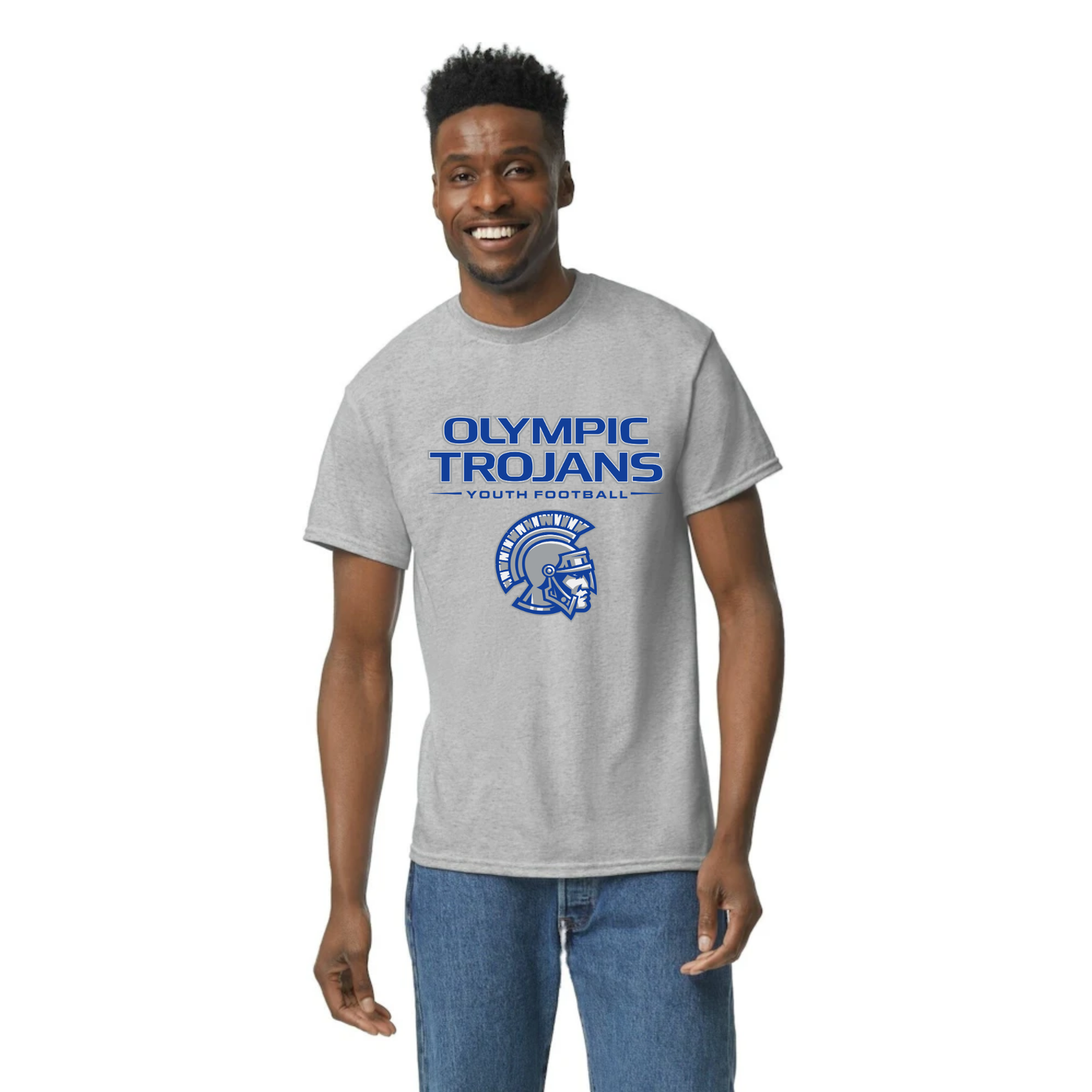 Olympic Youth Football - Heavy Cotton Tshirt - Unisex