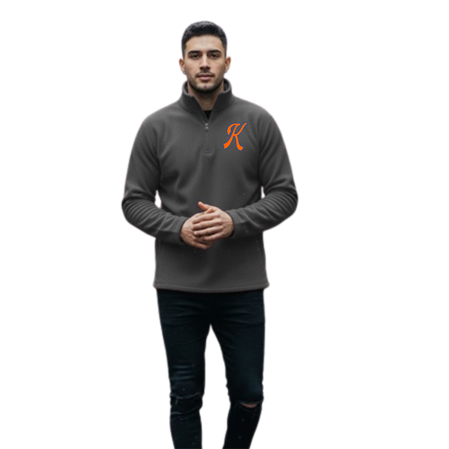 Kings K Logo - Micro Fleece 1/2 Zip Pullover
