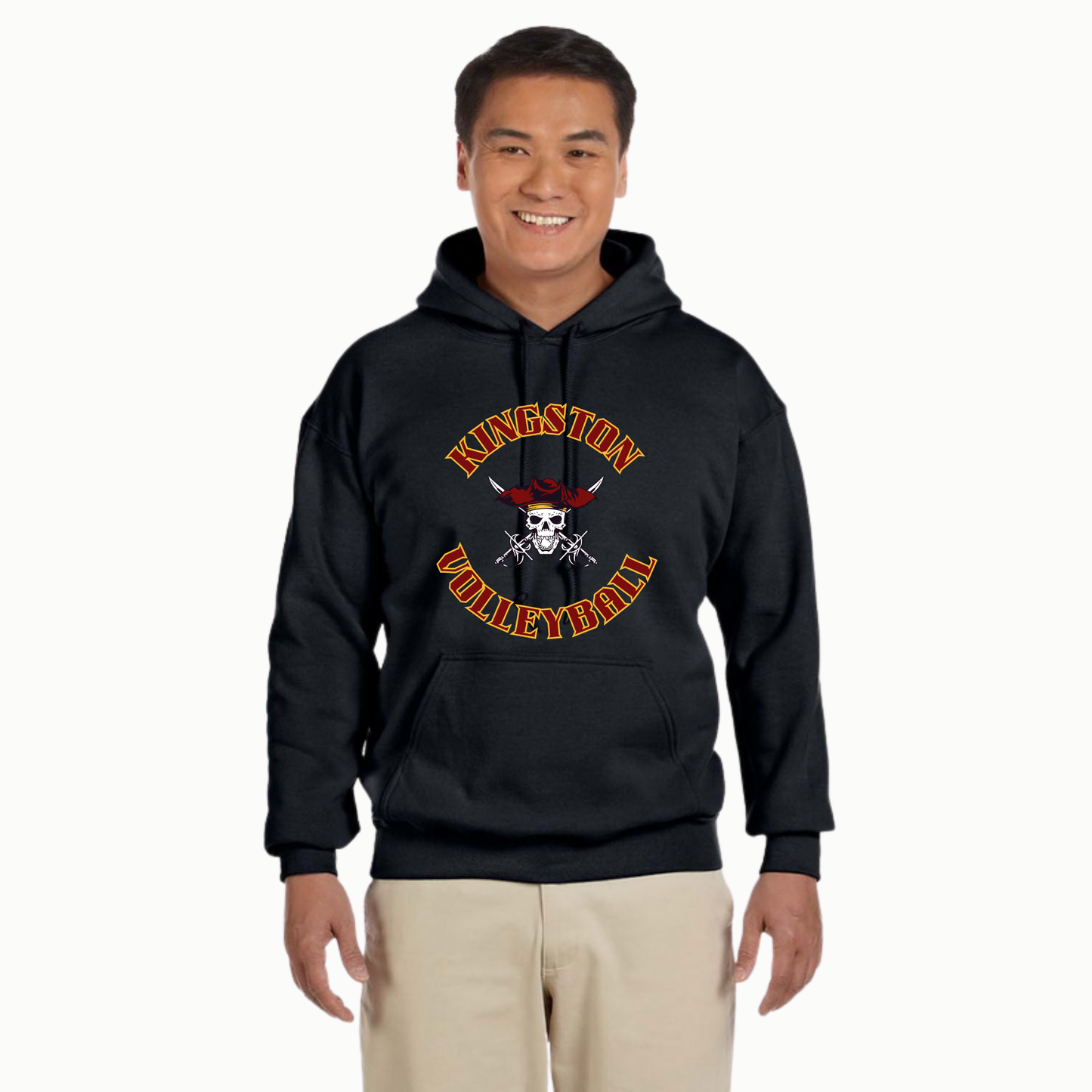 Kingston H.S Volleyball - Cotton Hoodie