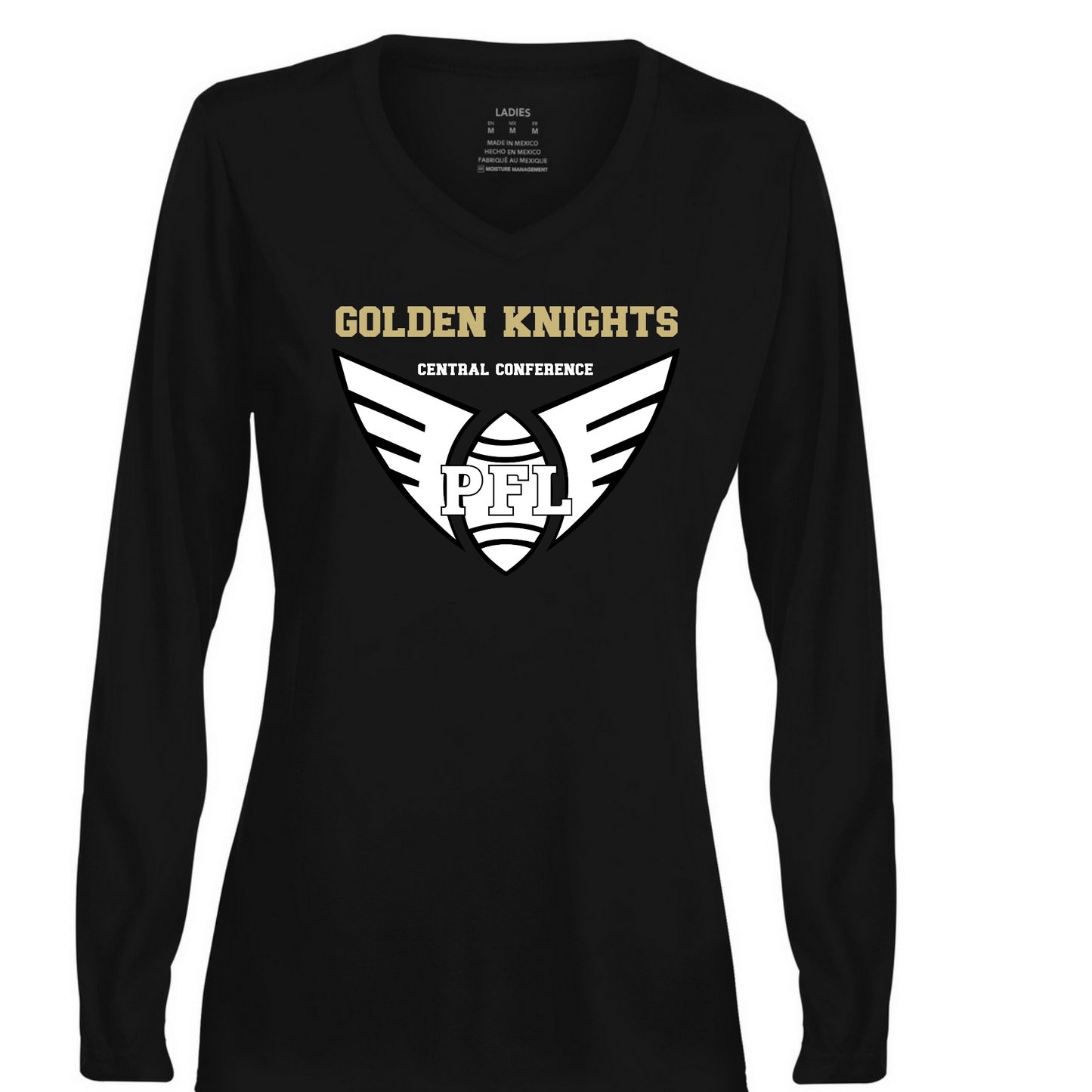 PFL Womens V Neck Team Shirt - Central Conference