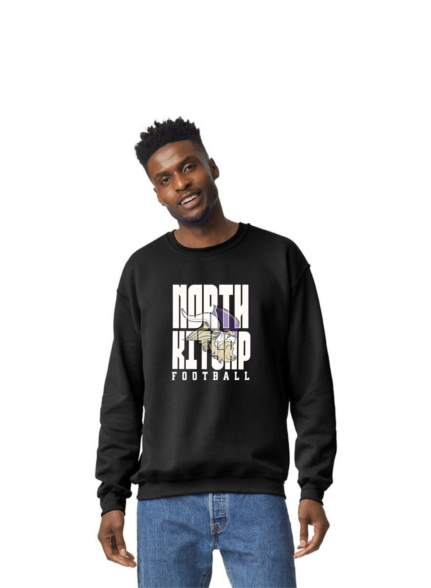 Viking Shadow Football crewneck