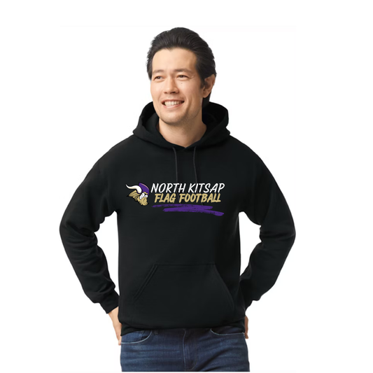 2025/2026 - North Kitsap Flag Football Heavy Cotton Hoodie - unisex