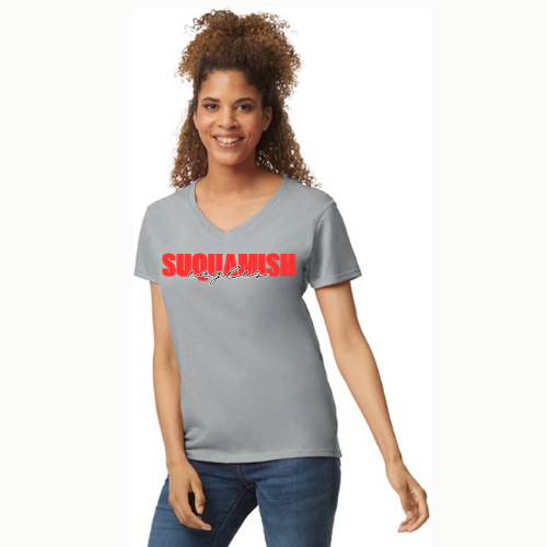 Suquamish Eagles VNeck T-shirt - Womens