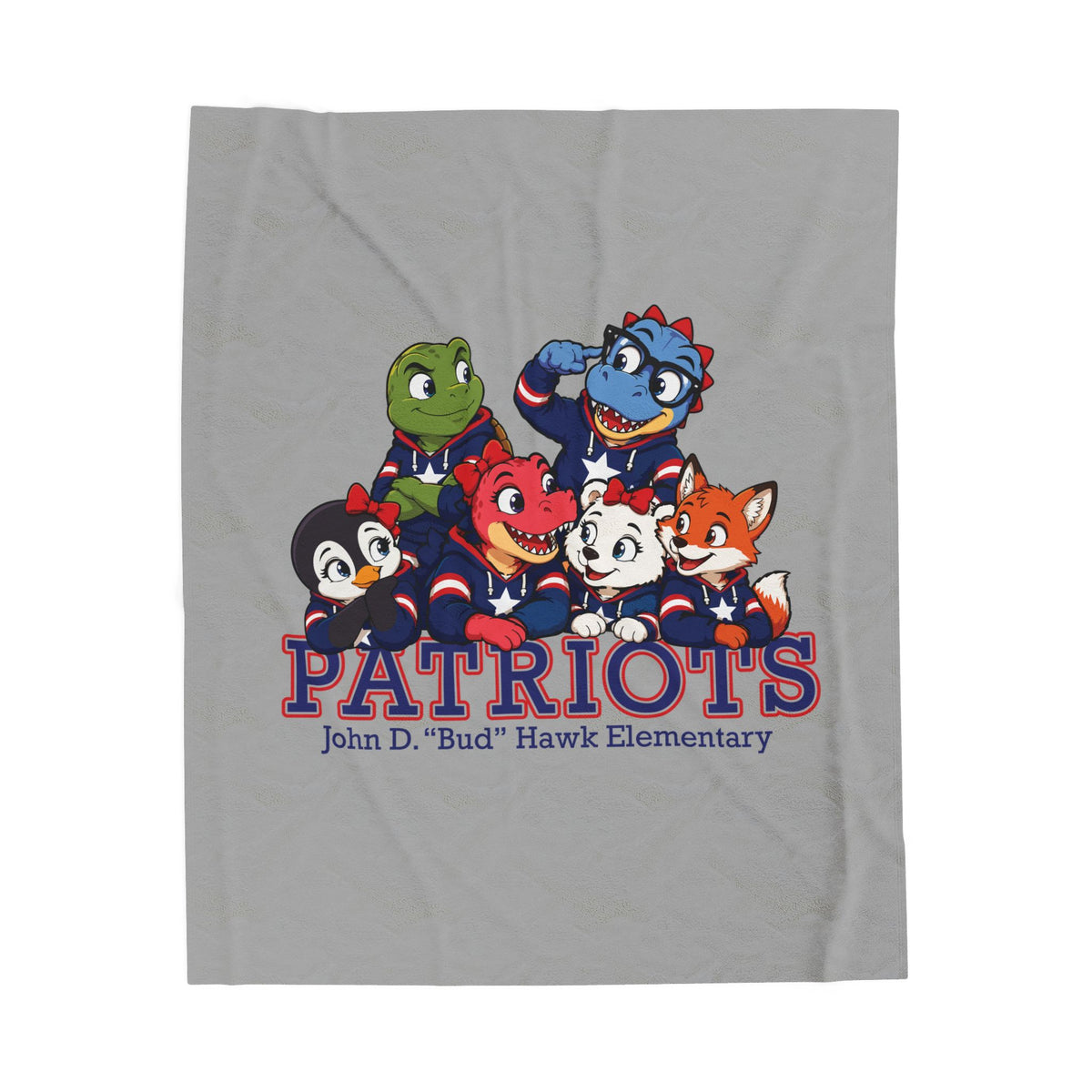 Hawk Elementary Plush Blanket