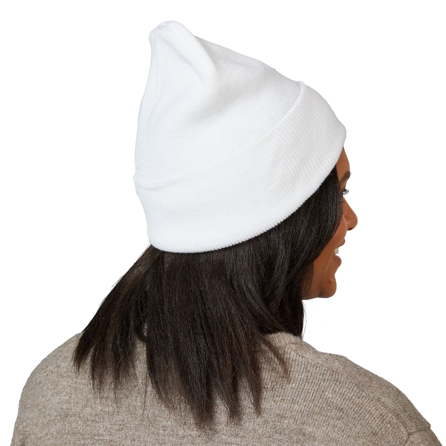 Personalized Classic Cuffed Beanie with Initial Embroidery