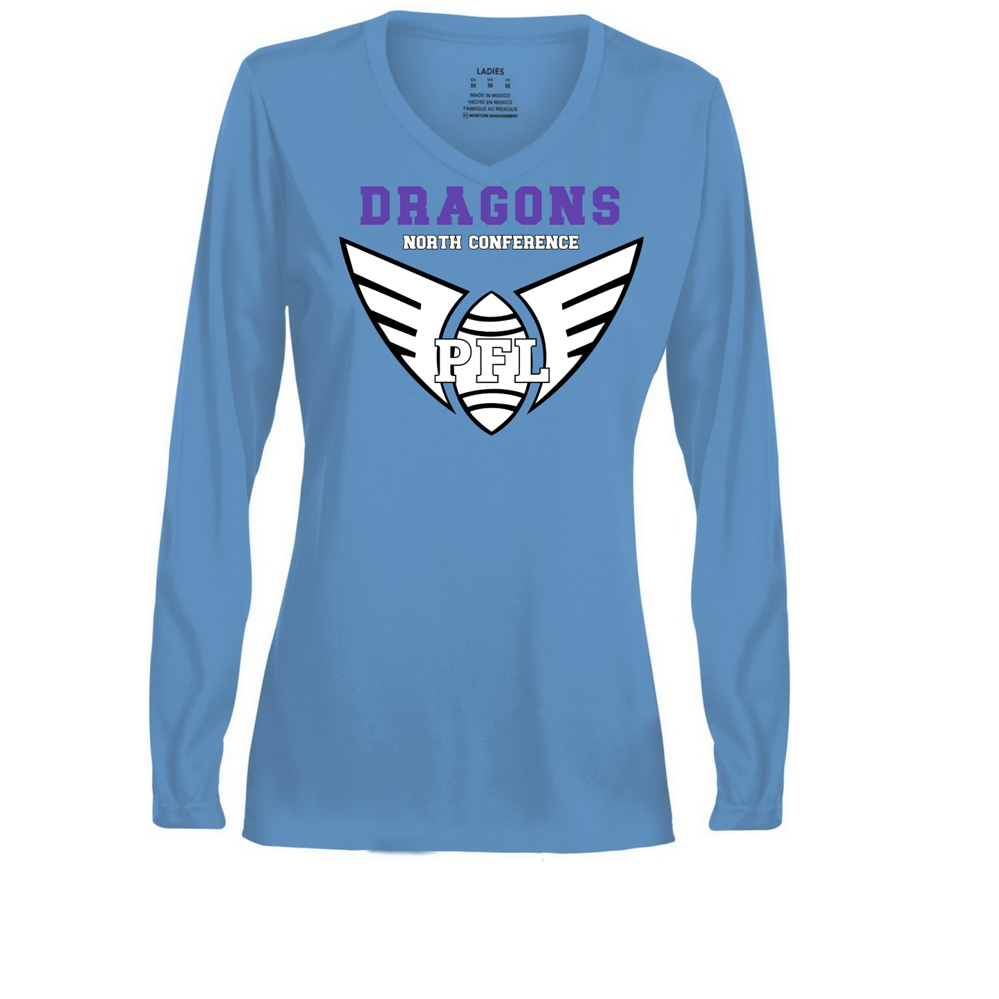 PFL Womens V Neck Team Shirt - North Conference