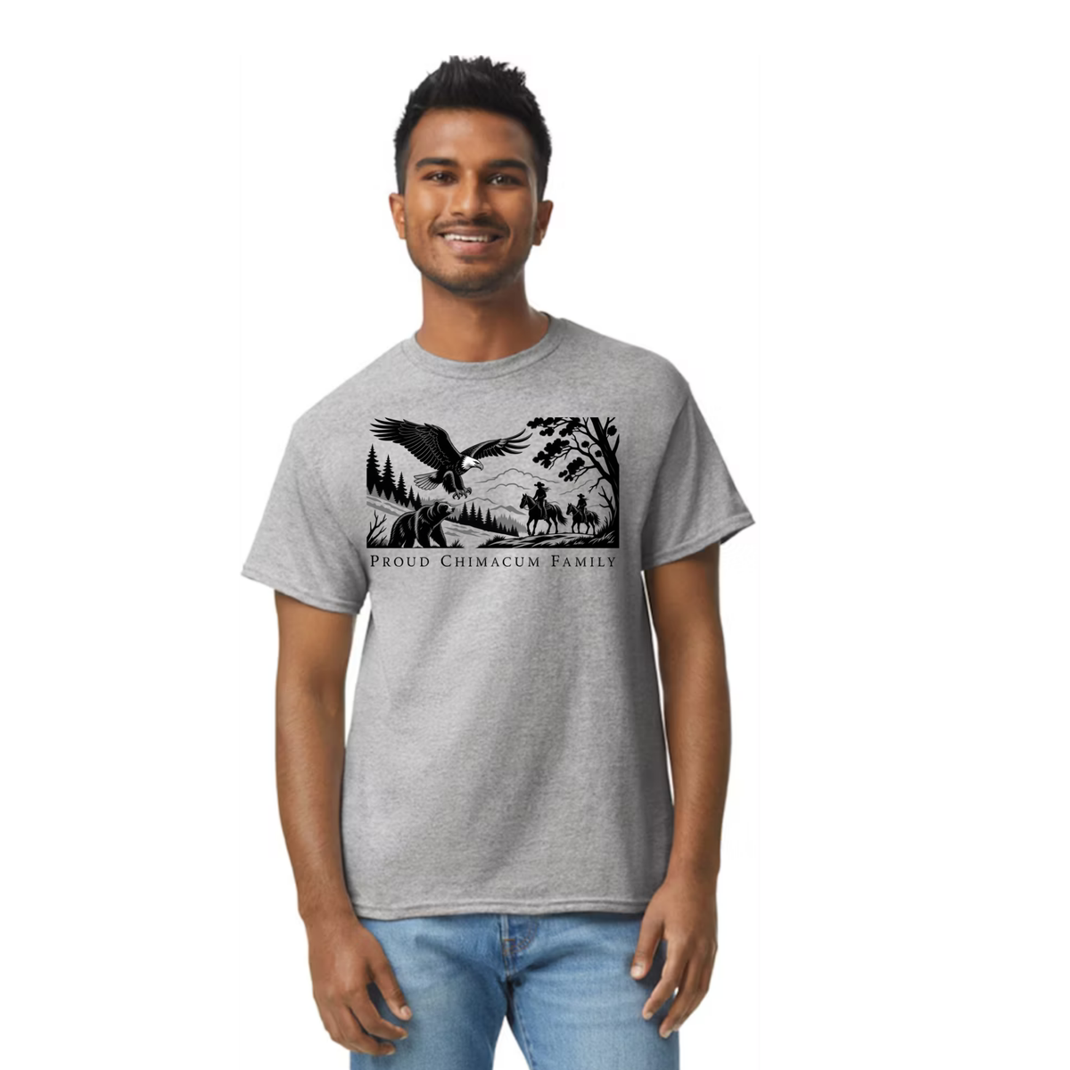 Proud Chimacum Family - Unisex Adult Tshirt