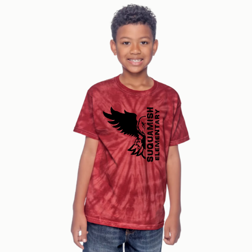 Suquamish Logo - Tie dye - Youth