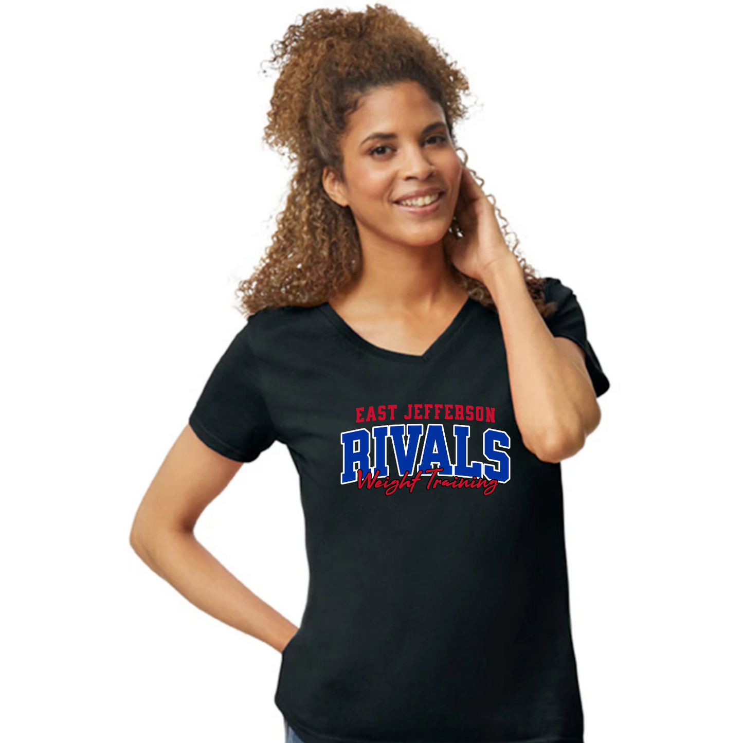 EJ Rivals Womens V neck Tshirt - Winter Sports