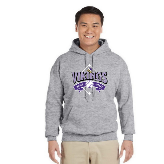 NK Baseball Banner Diamond Logo - Hoodie