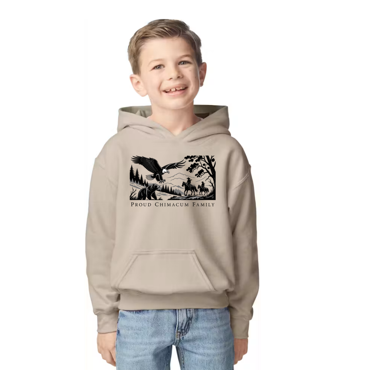 Proud Chimacum Family - Youth Hoodie