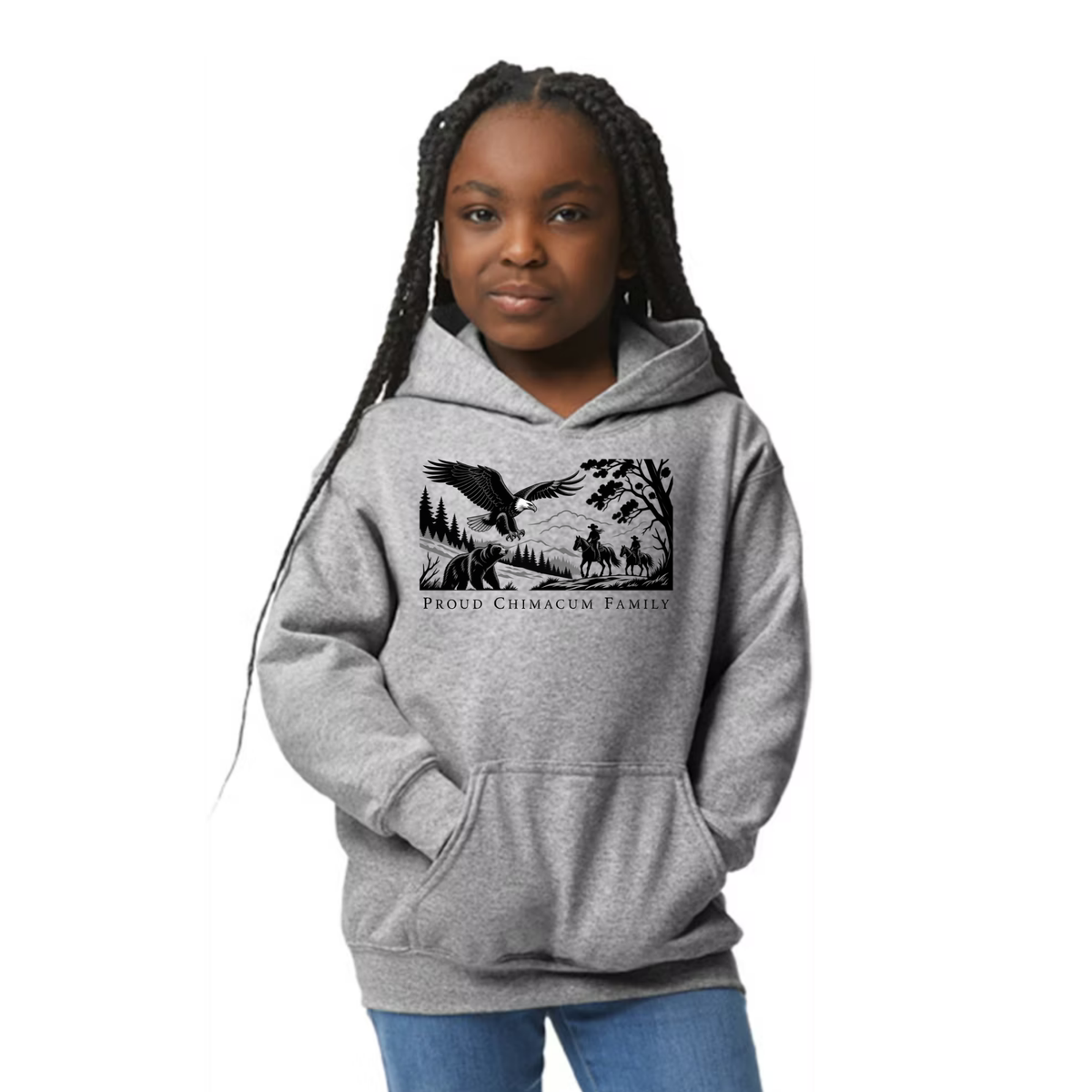 Proud Chimacum Family - Youth Hoodie