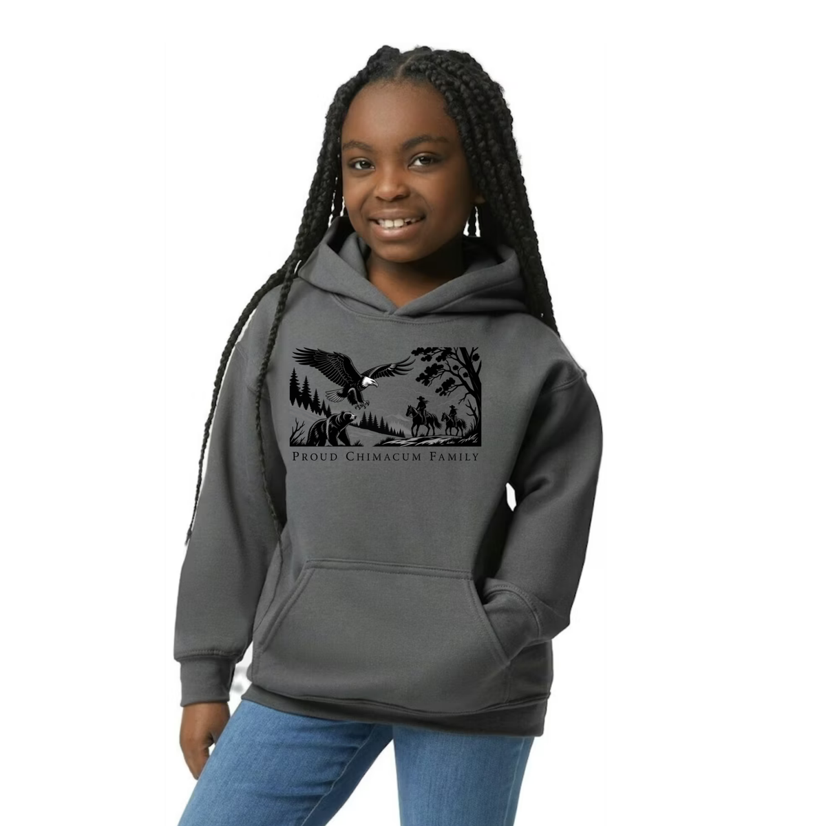 Proud Chimacum Family - Youth Hoodie