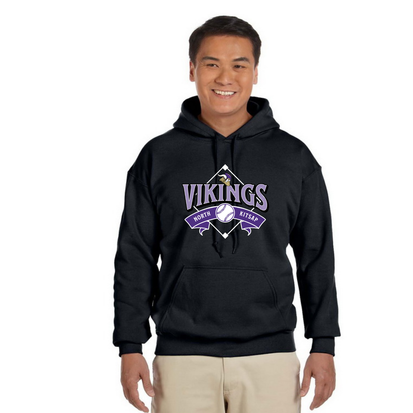 NK Baseball Banner Diamond Logo - Hoodie