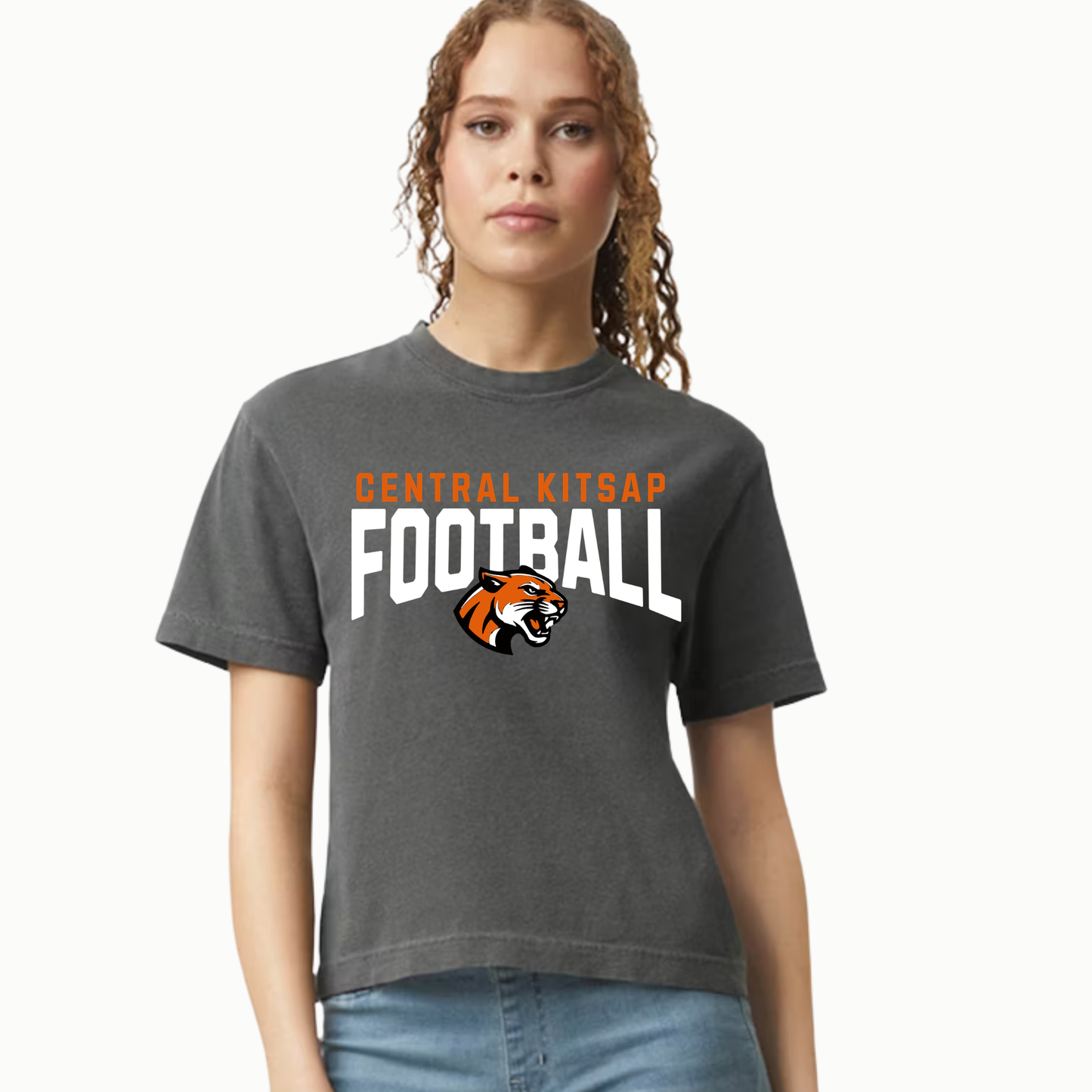 CK Cougars Football Women's Boxy Tee