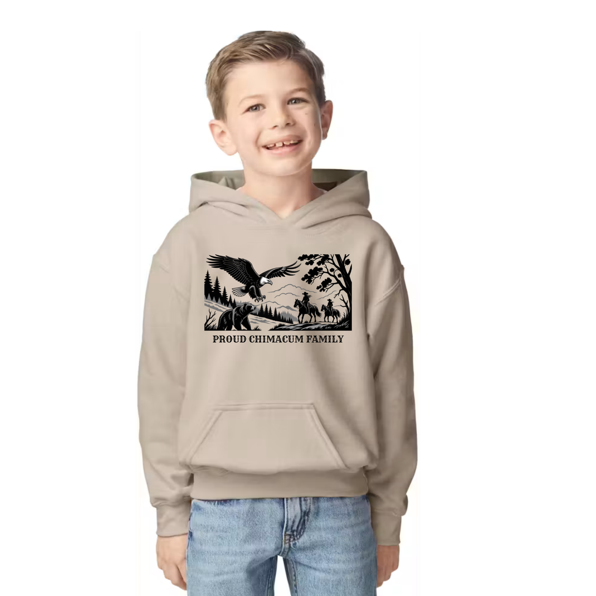 Proud Chimacum Family - Youth Hoodie