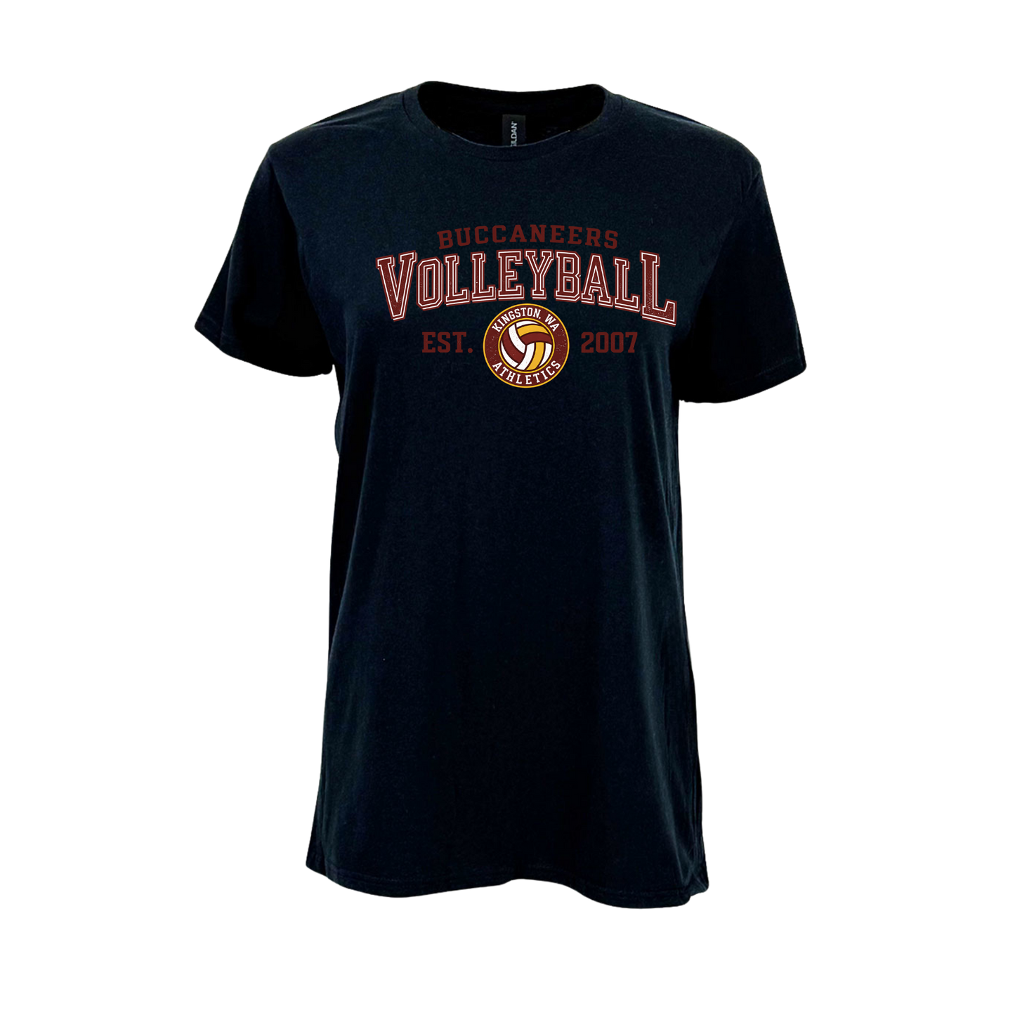 Buccaneer Volleyball Softstyle Womens tshirt