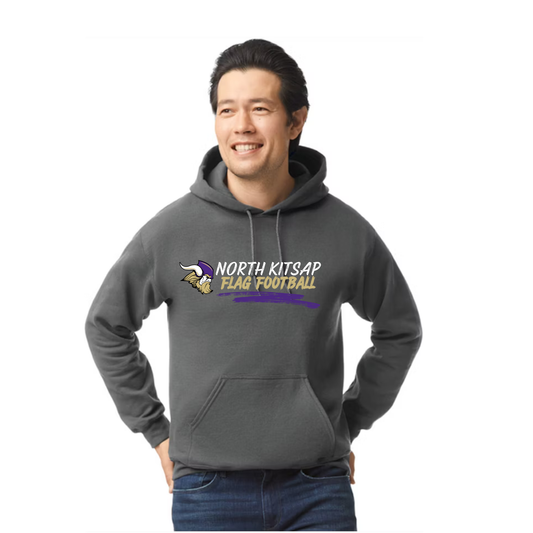 2025/2026 - North Kitsap Flag Football Heavy Cotton Hoodie - unisex