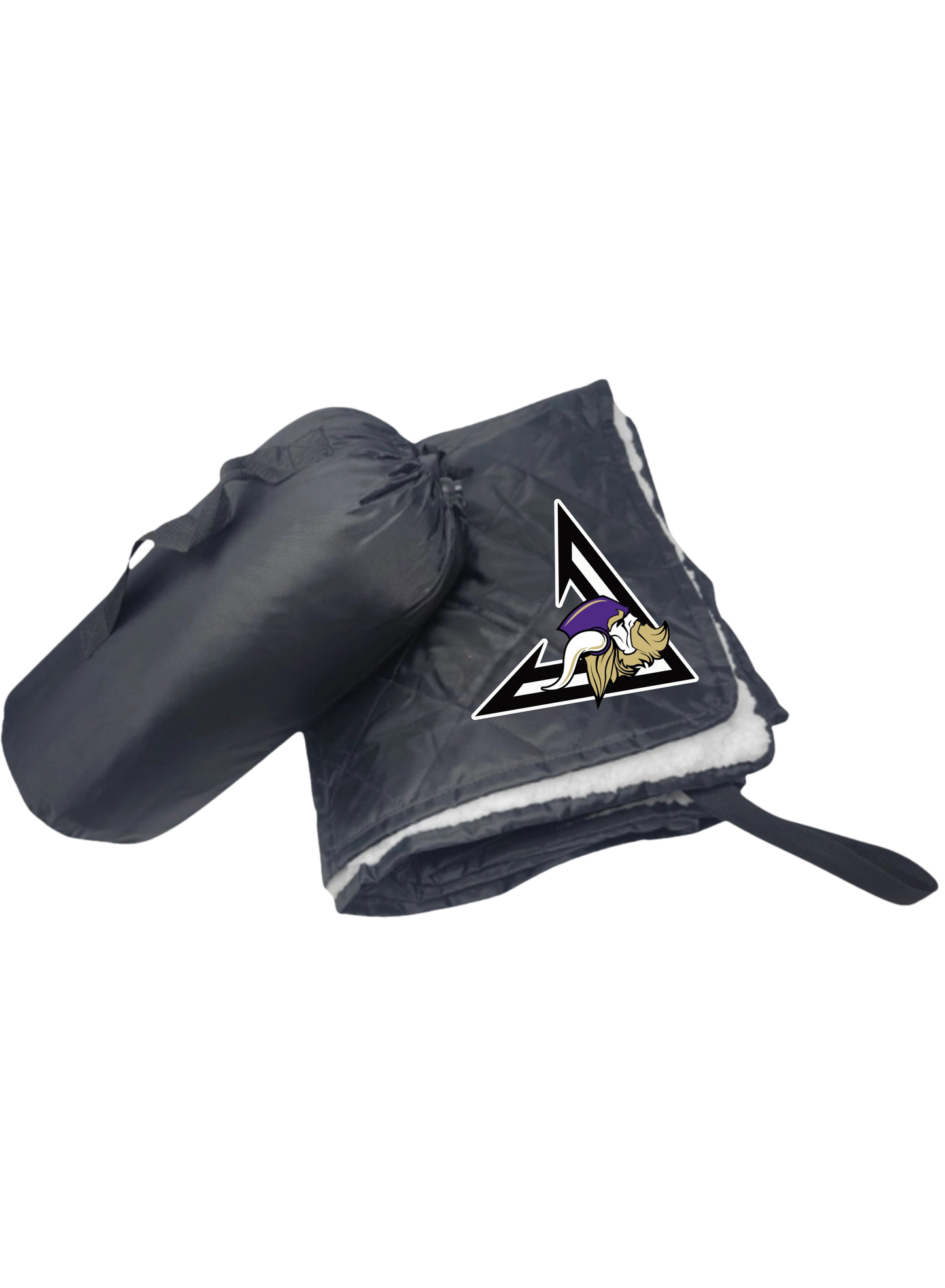 *NEW* Vikings - Waterproof Sherpa Blanket - Black