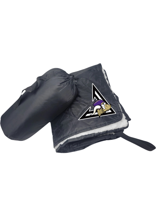*NEW* Vikings - Waterproof Sherpa Blanket - Black