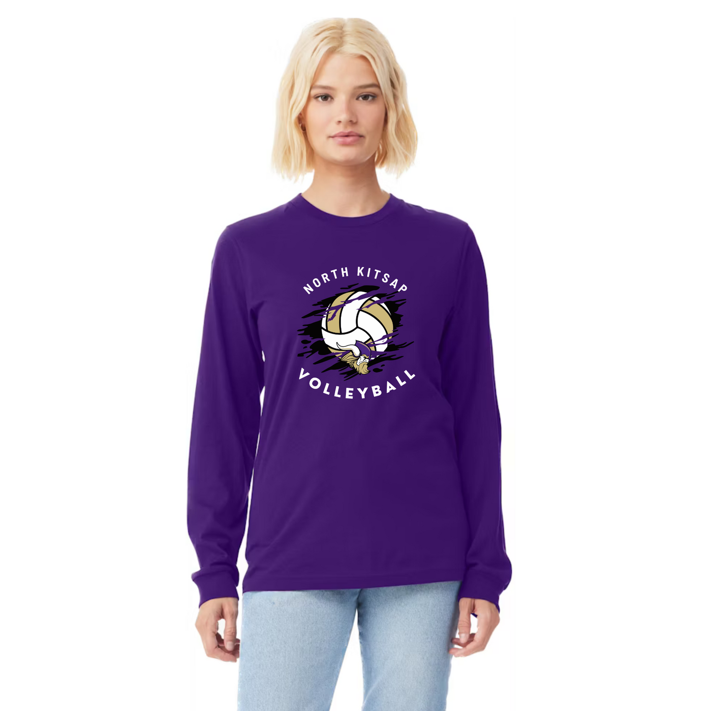 Viking Volleyball Long Sleeve Tshirt - Unisex